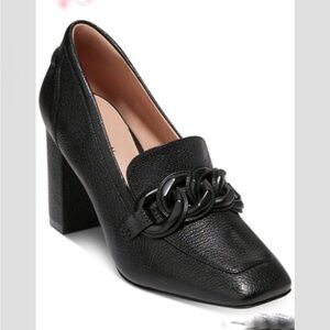 Cole. Hann  Chrystie chain block Loafer sz 9